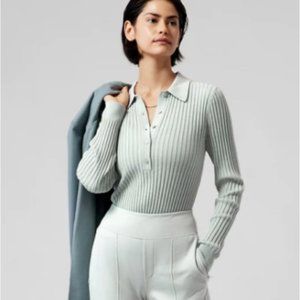 NWT! Athleta Sweet Bay Henley Sweater
